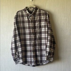 Van Heusen Plaid Button Down